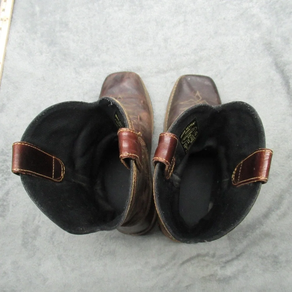 Irish Setter Work Boots Mens 10.5 D EH Marshall Rugged Western‎ Red Wing Pull On